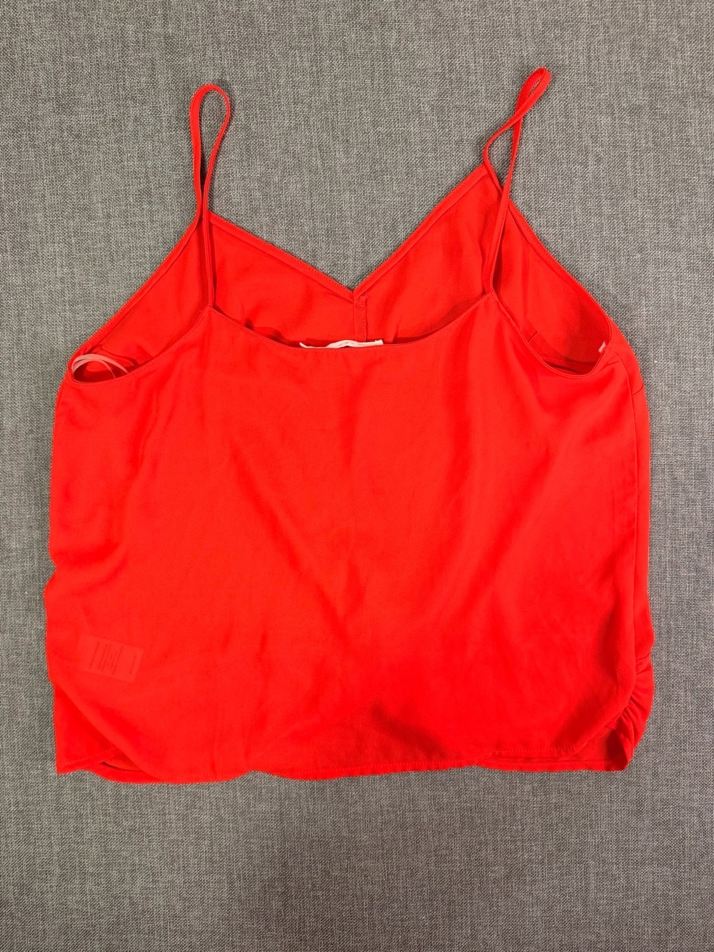 Lush Red Twist-Knot Spaghetti Strap Cami Size Medium - Picture 2 of 6